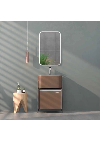 Iron Banyo Dolabı 55 cm