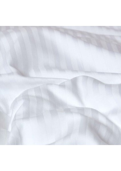 Çift Kişilik Çizgili Pamuk Saten Nevresim | 220X230 | King Size | Mix & Match | Otel Serisi