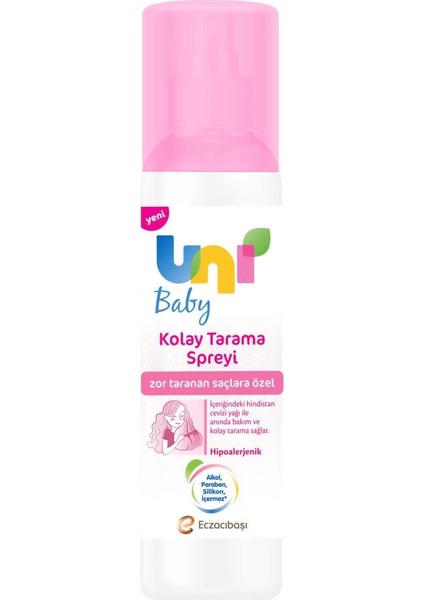 Bfs Uni Baby Kolay Saç Tarama Spreyi 200 ml