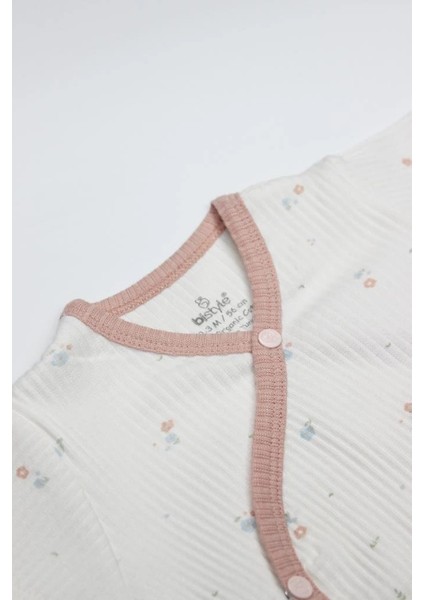 Bfs Bistyle Bloom Rose 2'li Yarım Kol Badi 17119 Ekru Gül Kurusu fiyatları