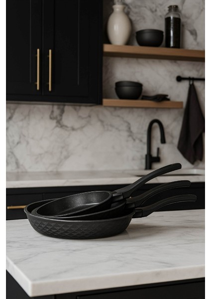 Octantis 3’lü Granit Tava Seti – 20 Cm, 24 Cm, 28 cm DKM-TV-6564