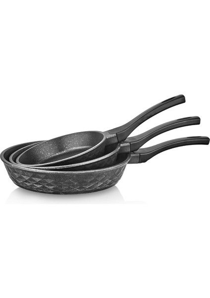 Octantis 3’lü Granit Tava Seti – 20 Cm, 24 Cm, 28 cm DKM-TV-6564 modelleri