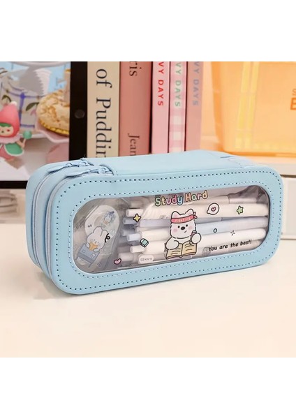 Çocuk Kalem Kutusu Çift Katlı Pencereli AD6661