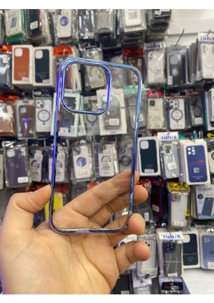 Iphone 14 Pro Uyumlu Renkli Lazer Kesim Kılıf