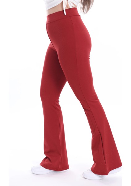 Kadın Beli Lastikli Toparlayıcı Ispanyol Paça Büyük Bedentayt indirimleri