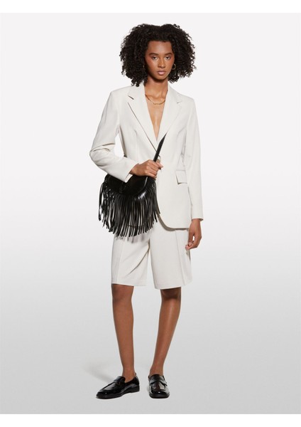 Streç Viskozlu Tek Düğmeli Regular Fit Blazer Ceket Kadın Pembe Ceket - 325A2KVXLW025 fiyatları