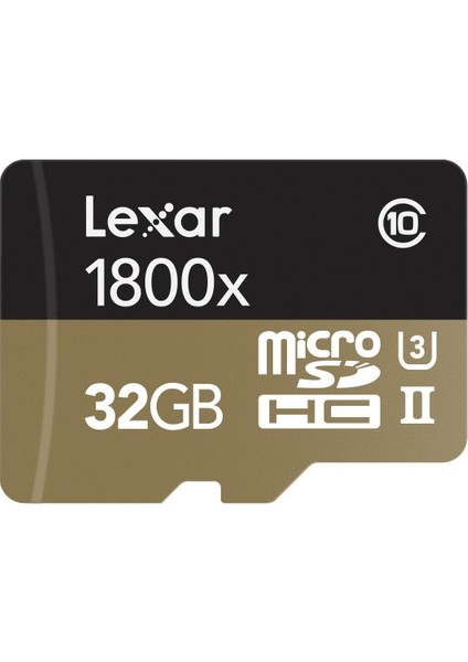 Crucial LSDMI32GCRBEU1800R Lexar Professional 1800 x Microsdhc 32 GB LSDMI32GCRBEU1800R