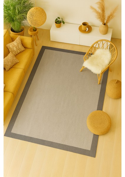 Bohem Sisal Serisi Bordürlü Kolay Temizlenebilir Leke Tutmaz Toz Yapmaz Sisal Halı modelleri