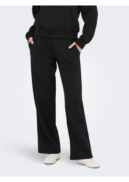 Onlbest Lıfe Straıght Pant Swt Noos Kadın Black Eşofman Altı - 15338734 fırsatları