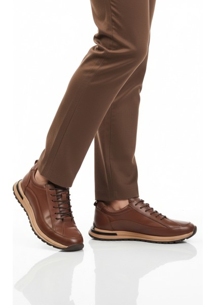 Taba Hakiki Deri Erkek Sneaker 2636 M