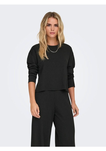 15346642 Onlthelma Ls O-Neck Pullover Ex Knt