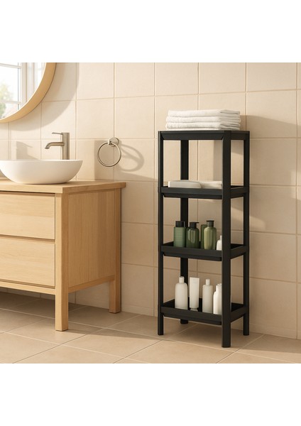 Rosie 4 Raflı Çok Amaçlı Banyo & Mutfak Düzenleyici Raf