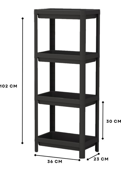 Rosie 4 Raflı Çok Amaçlı Banyo & Mutfak Düzenleyici Raf fırsatları