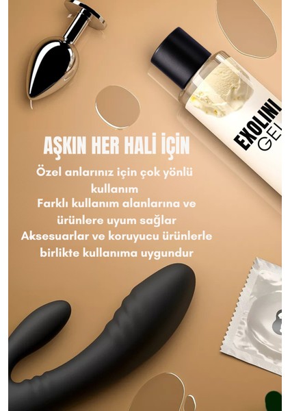 Kayganlaştırıcı Jel Su Bazlı 100 ml – Vanilya Aromalı Masaj, Strapon & Yapay Oyuncak Uyumlu fırsatları