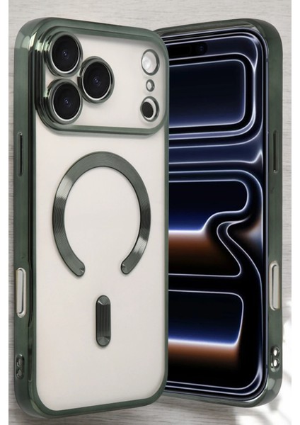 Apple iPhone 17 Pro Max Kılıf Kamera Korumalı Sararma Yapmaz Magsafe Şarj Özellikli A++ Kalite Kapak