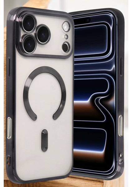 Apple iPhone 17 Pro Max Kılıf Kamera Korumalı Sararma Yapmaz Magsafe Şarj Özellikli A++ Kalite Kapak