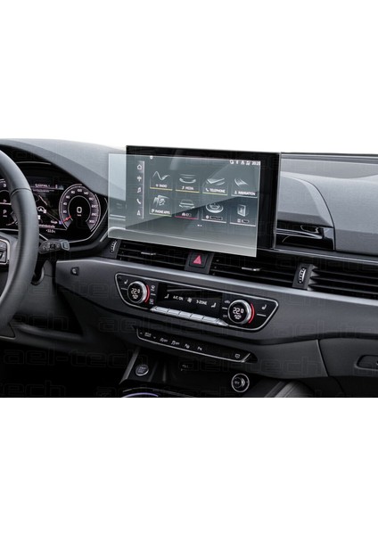Audi A4 2019-2024 Uyumlu 10.1 Inç Navigasyon 9h Nano Ekran Koruyucu