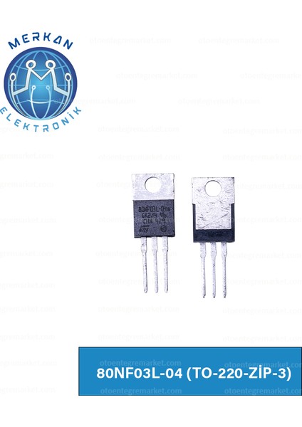 80NF03L-04 (TO-220-ZİP-3)