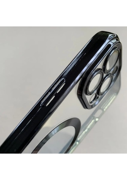 Iphone 13 Pro Uyumlu Magsafe Kenarlar Renkli Kılıf fırsatları