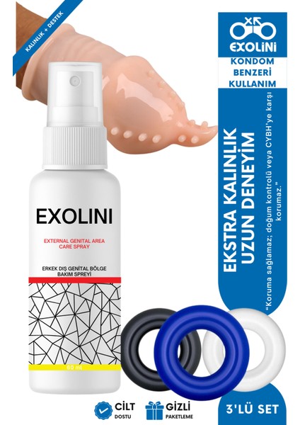 Long Time Erkek Sprey Seti 60 ml – Hızlı Etkili Formül, Uzun Deneyim, 3’lü Premium Set