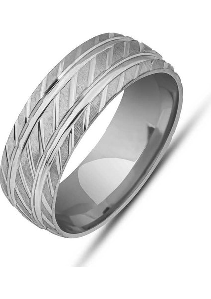 Gümüş Kalemli Rodyum Alyans