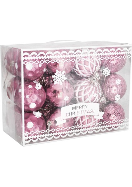 Yılbaşı Ağaç Süsleme Seti 24 Parça -Bronz-