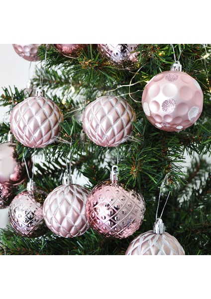 Yılbaşı Ağaç Süsleme Seti 24 Parça -Bronz- modelleri