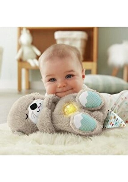 Uyku Arkadaşı Su Samuru Peluş Oyuncak 1 Parça Rahatlatıcı Müzik ve Işık fırsatları