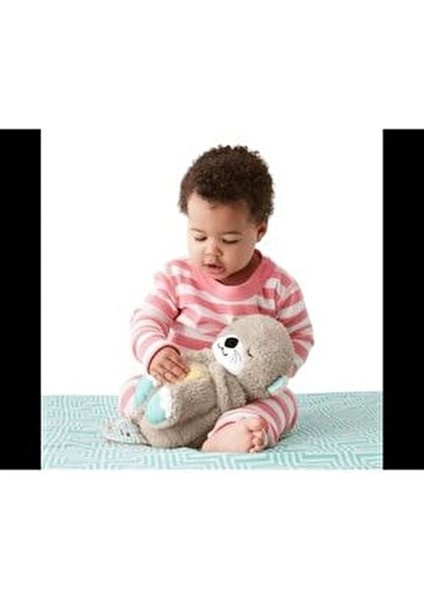 Uyku Arkadaşı Su Samuru Peluş Oyuncak 1 Parça Rahatlatıcı Müzik ve Işık