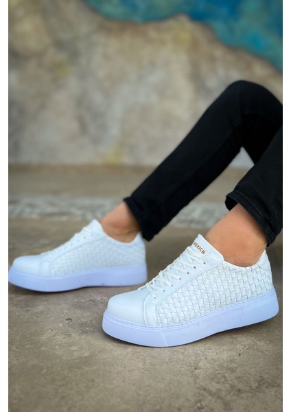 CH203 - Obt Maglieria Erkek Ayakkabı Beyaz fırsatları