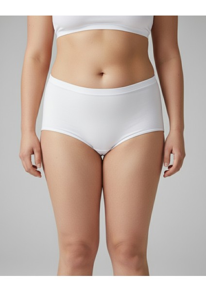 Kadın Külot Pamuklu Cotton 12'li Paket Normal ve Battal Büyük Beden - Yıldız fırsatları