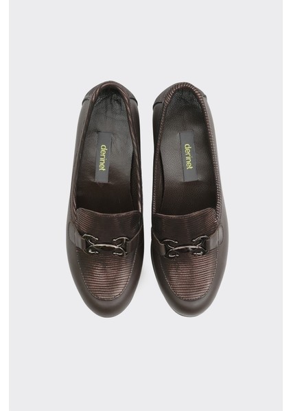 Hakiki Deri Dolgu Taban Kadın Casual Ayakkabı modelleri