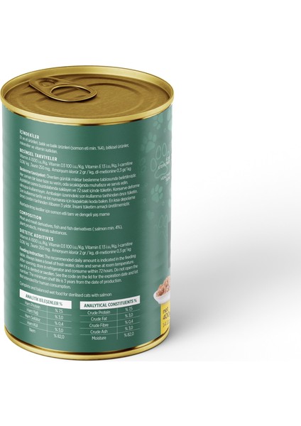 Somonlu Kısırlaştırılmış Kedi Konservesi fiyatları