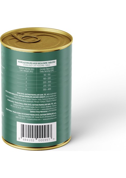 Somonlu Kısırlaştırılmış Kedi Konservesi modelleri