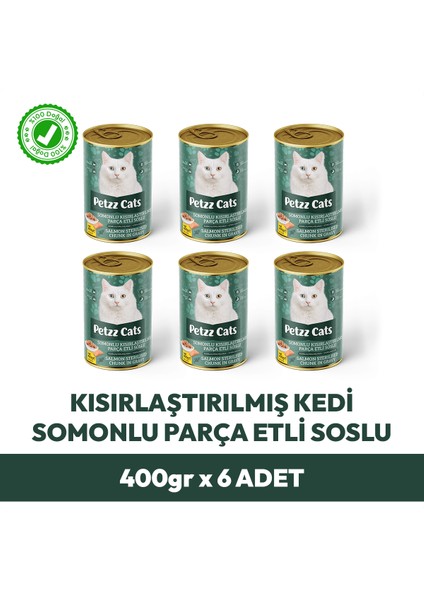 Somonlu Kısırlaştırılmış Kedi Konservesi fırsatları