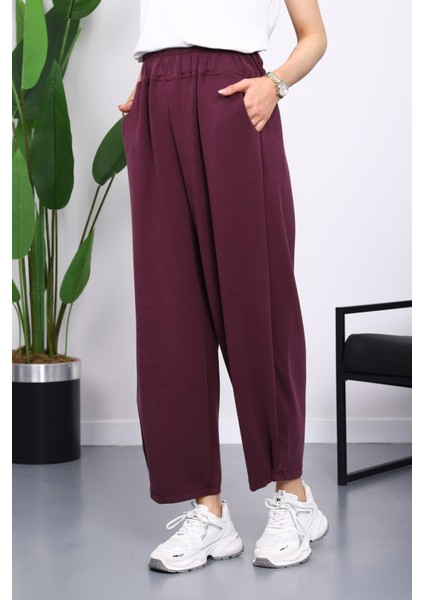 Mürdüm Bel Lastikli Cepli Pantolon fiyatları