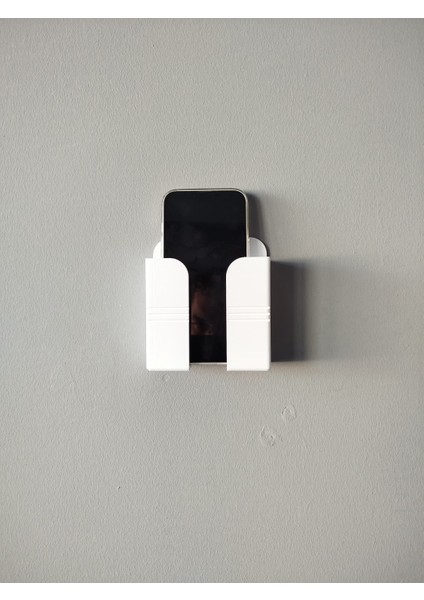 Duvara Yapışan Telefon Kumanda Tutucu Aparat