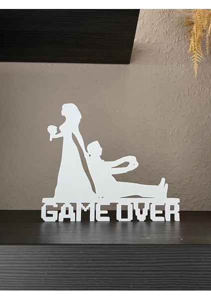 🎮 Game Over Gelin-Damat Mizah Dekoru