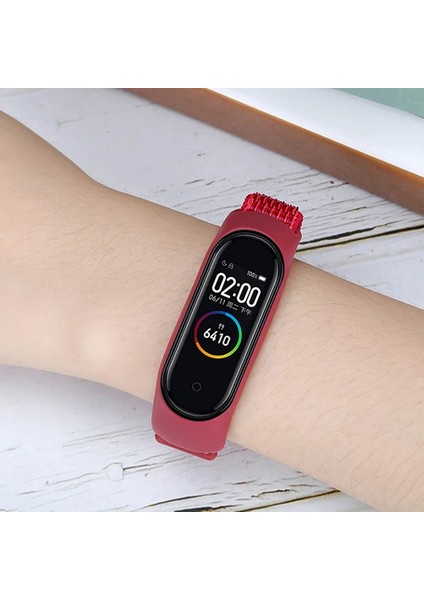 Xiaomi Mi Band 5-4-3 Nylon Kayış KORDON-(5775) - M004K079-R58004 fırsatları