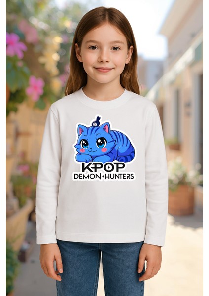 Kpop Demon Hunters Derpy Uzun Kollu Baskılı Kız Çocuk Tişört (4-13 Yaş) fiyatları
