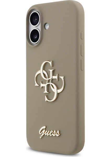 iPhone 17 Uyumlu Kılıf Guess Orjinal Lisanslı Grained Yazı Logolu Kapak Kahverengi fiyatları