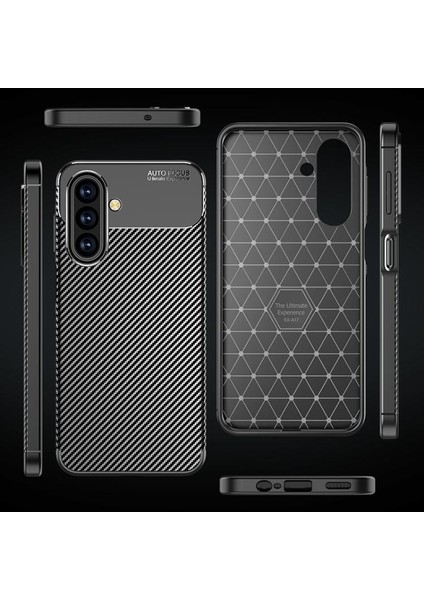 Samsung Galaxy A17 Uyumlu Kılıf Karbon Tasarım Kamera Korumalı Silikon Telefon Kılıfı Kapak indirimleri