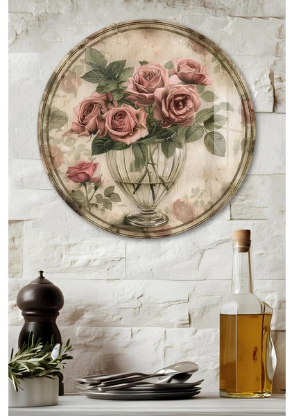 3D Görünümlü Temperli Cam Tablo – Tavuk ve Yumurta Sepeti Temalı Duvar Süsü Uv Baskı 33X33 cm CDS023