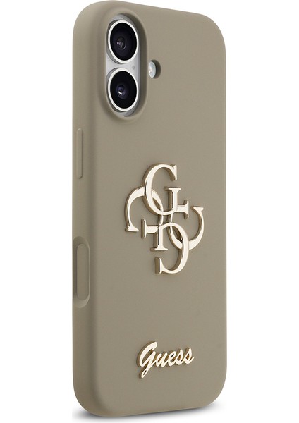 iPhone 17 Uyumlu Kılıf Guess Orjinal Lisanslı Grained Yazı Logolu Kapak Kahverengi fırsatları