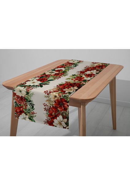 Dijital Baskılı Runner - Yılbaşı / Christmas Desenli - 140X40 cm modelleri