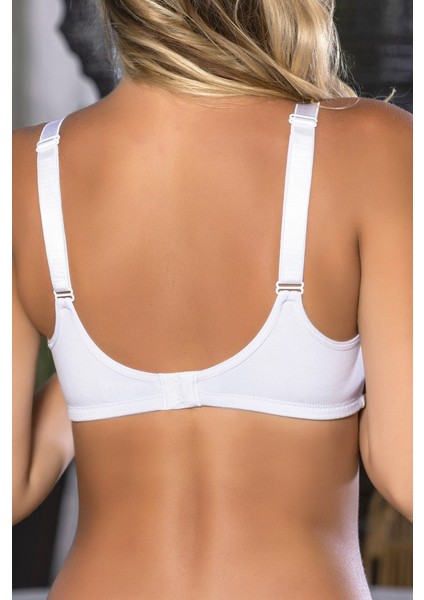 Beyaz Anne Için Konforlu Emzirme Sütyeni,pamuklutelsiz,süngersiz, Mom Bra fiyatları