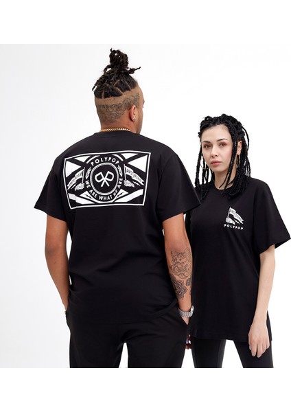 Amsterdam Siyah Regular Fit T-Shirt