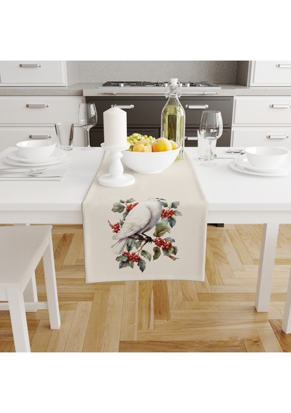 Dijital Baskılı Runner - Yılbaşı / Christmas Desenli - 140X40 cm fiyatları