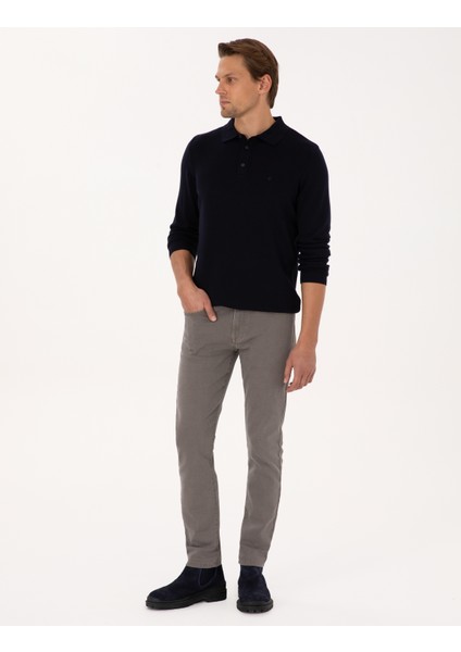 Erkek Vizon Slim Fit Jean Pantolon 50317248-VR052 modelleri