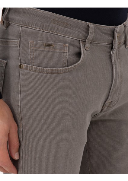 Erkek Vizon Slim Fit Jean Pantolon 50317248-VR052 indirimleri